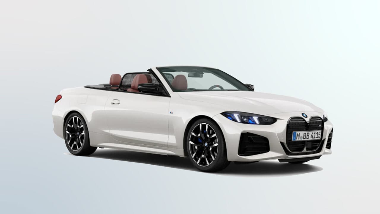 BMW 4 Series in Mineral White Metallic