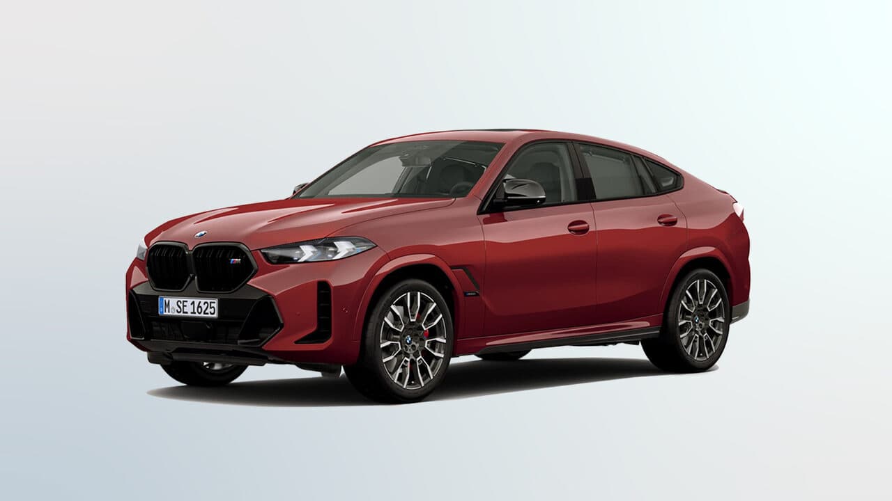 BMW X6 in Aventurine Red Metallic