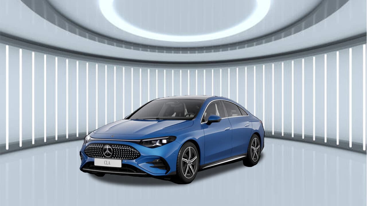 Mercedes-Benz CLA in Clear Blue