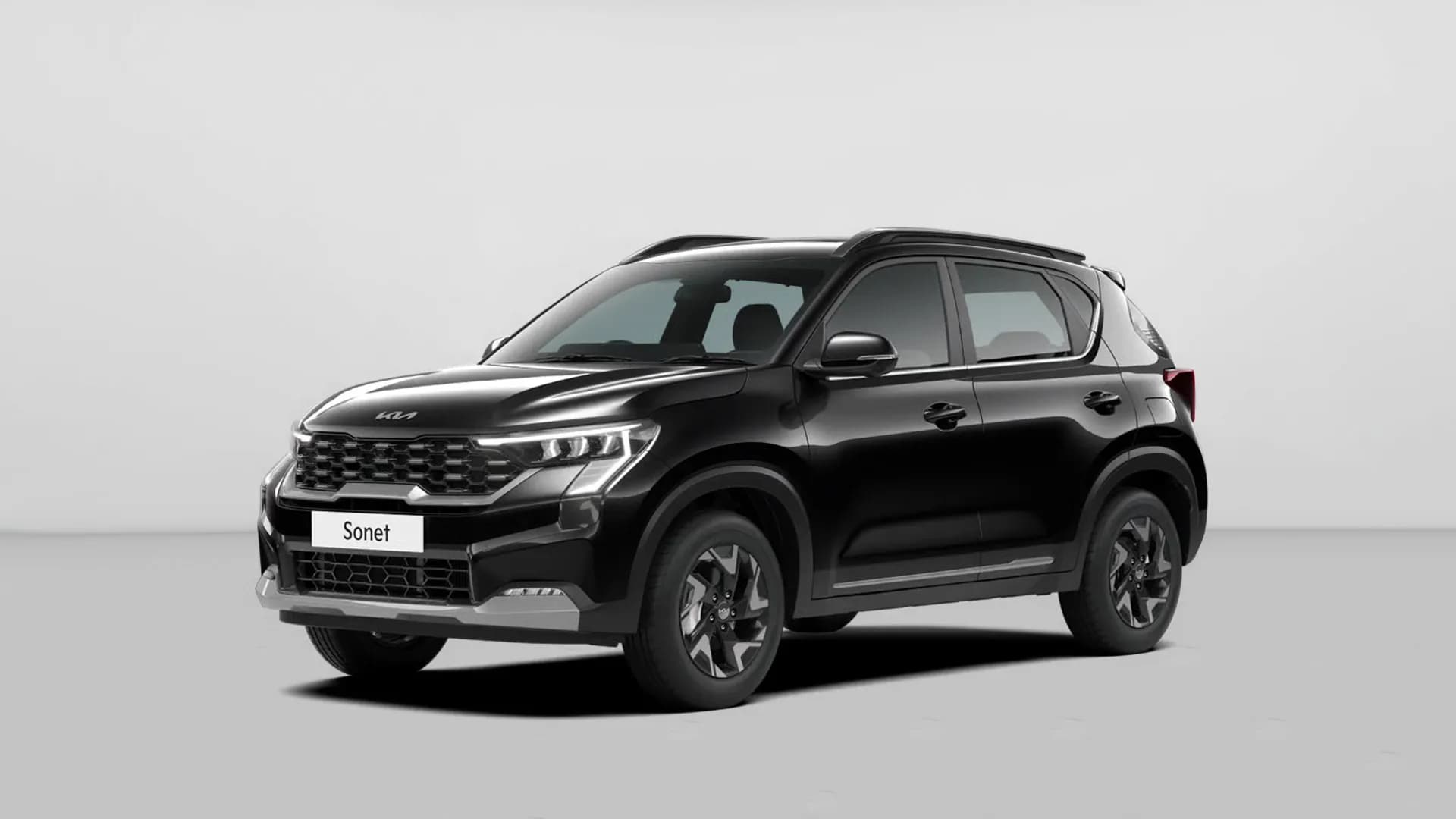 Kia Sonet in Aurora Black Pearl