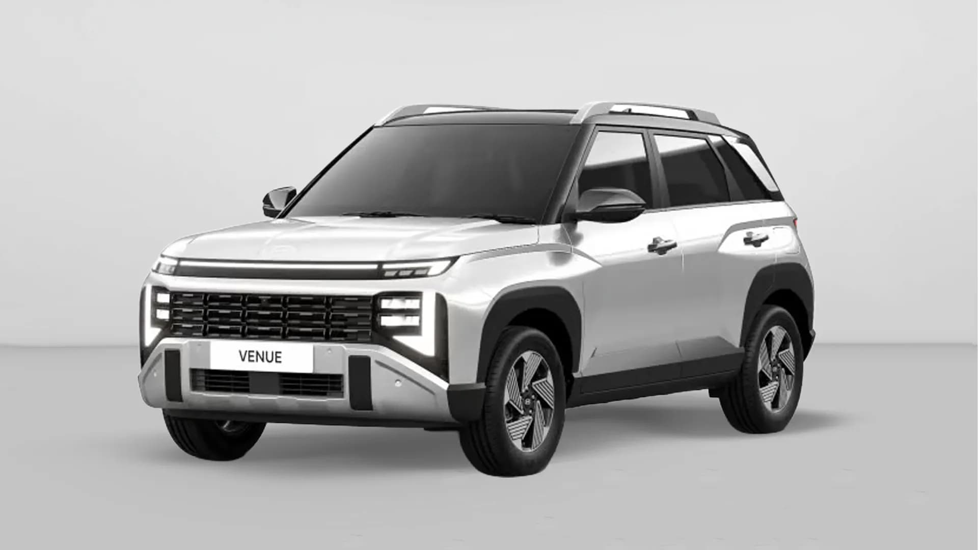 Hyundai Venue in Atlas White Black Roof