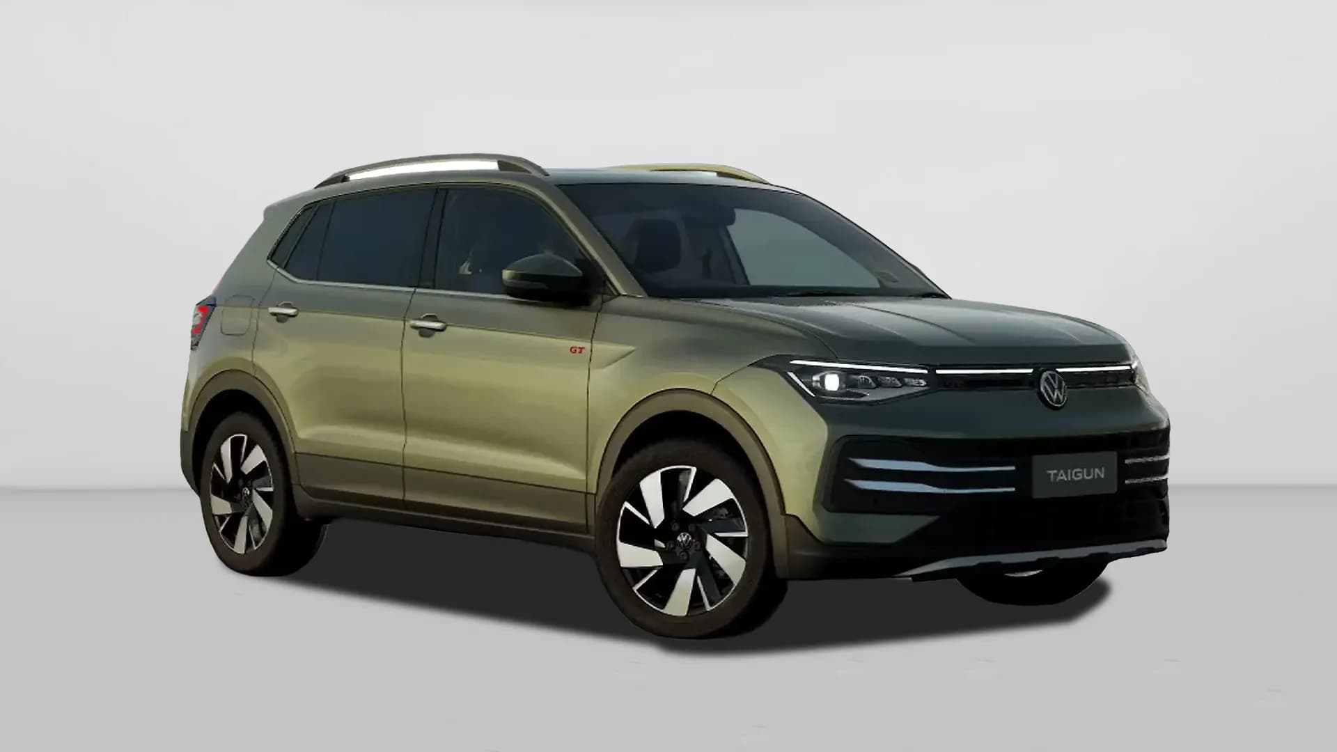 Volkswagen Taigun in Avocado Pearl