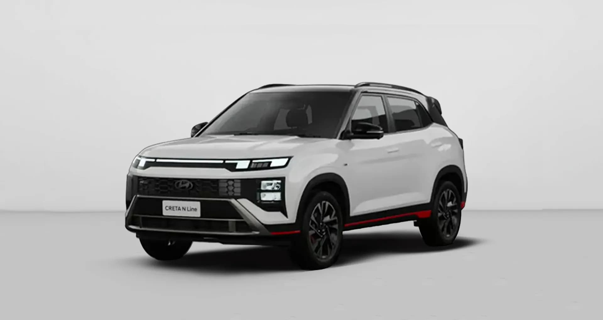 Hyundai Creta N Line in Atlas White With Titanium Black