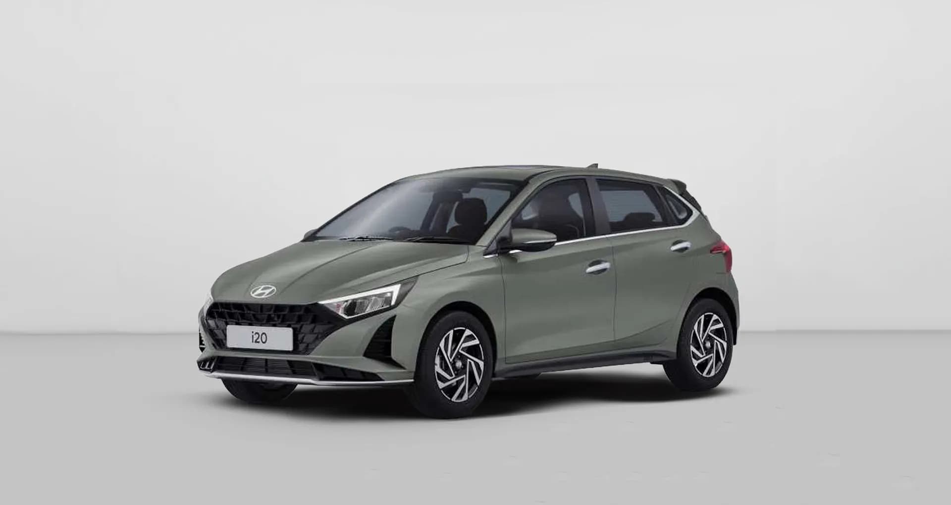 Hyundai i20 in Amazon Grey
