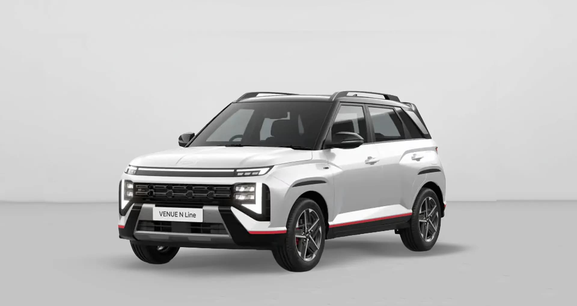 Hyundai Venue N Line in Atlas White Titanium Black Roof