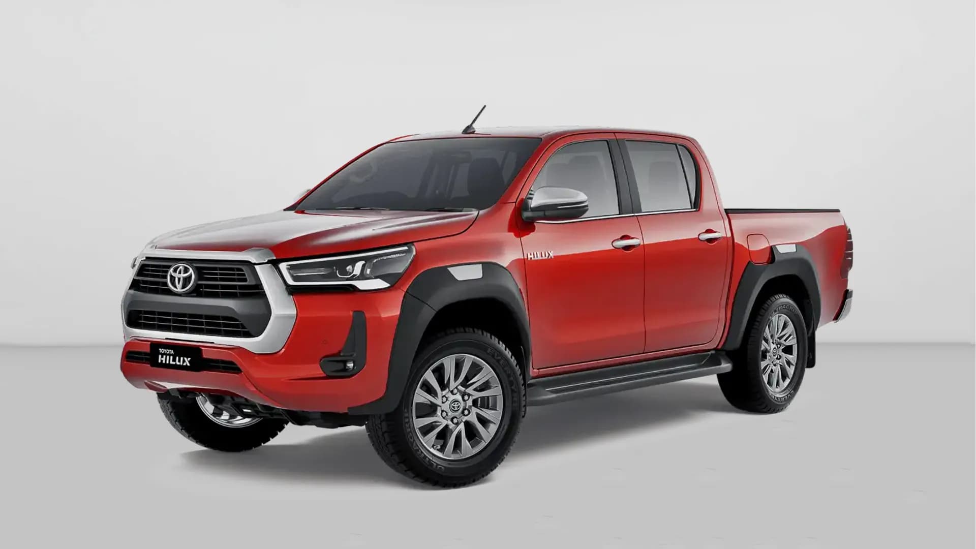 Toyota Hilux in Emotional Red