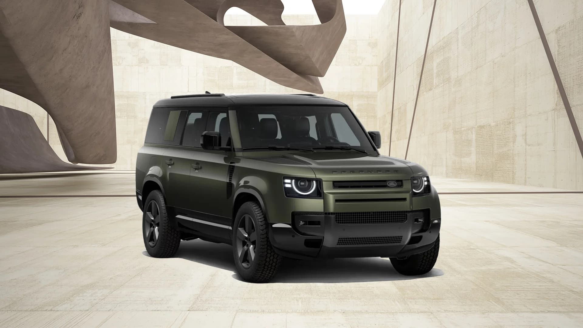 Land Rover Defender in Woolstone Green Metallic