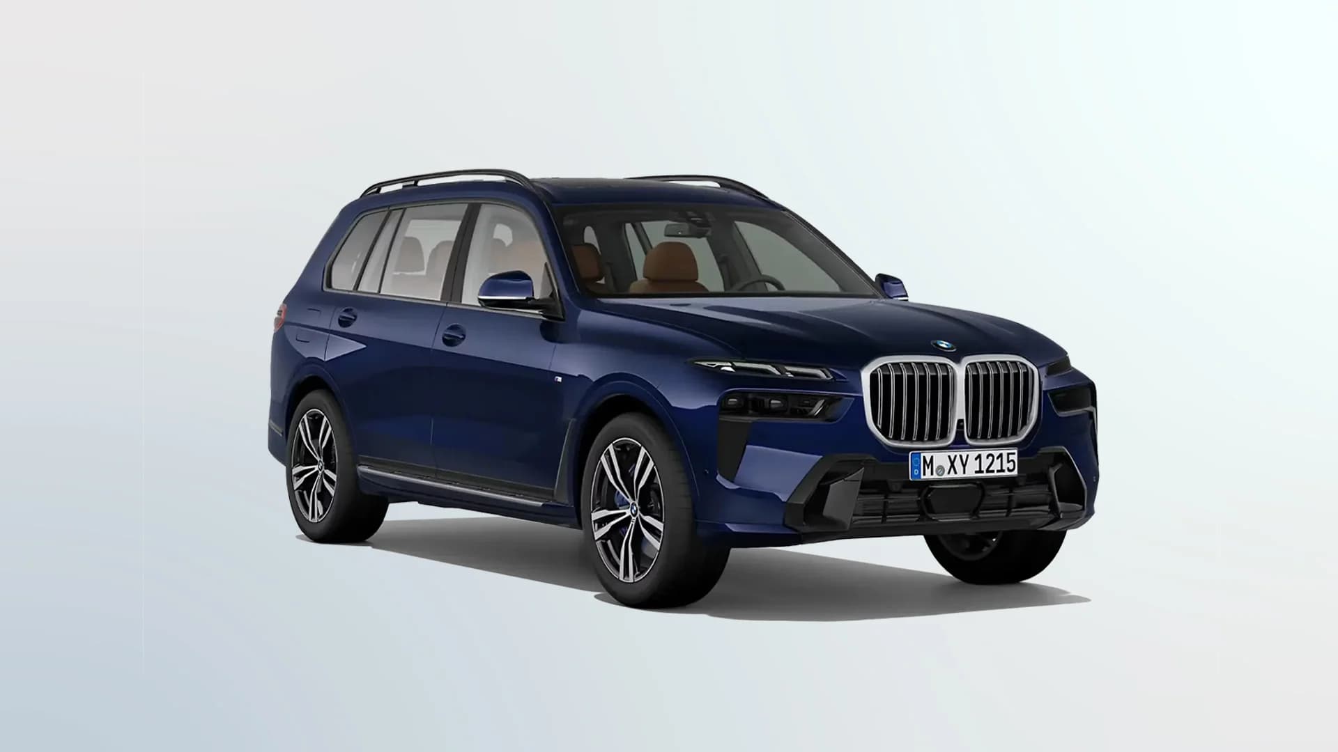 BMW X7 in Individual X7 Tanzanite Blue Metallic