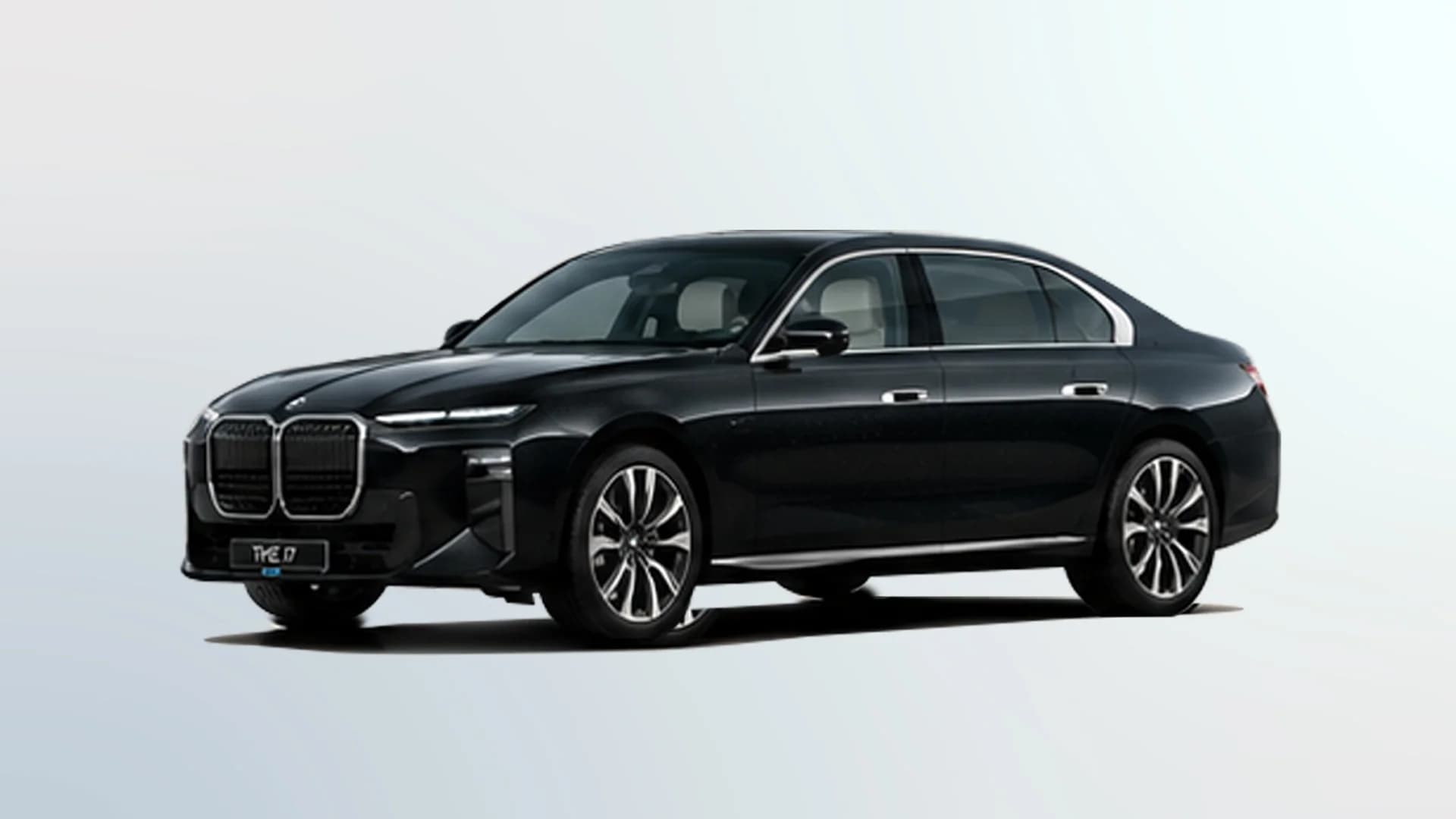 BMW i7 in New I7 Black Sapphire